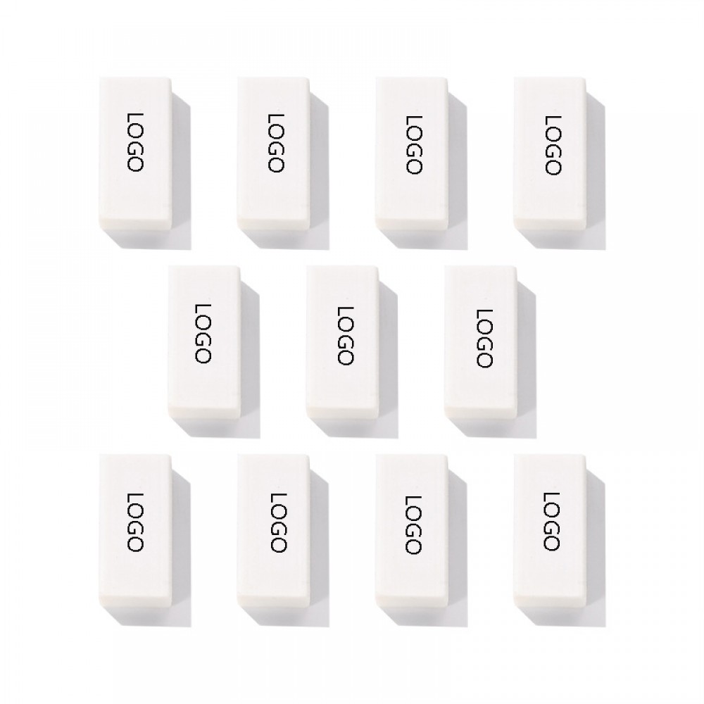 Custom TPE TPR Soft Rectangular Rubber Eraser with Logo