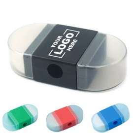 Customized 2-in-1 Pencil Sharpener and Eraser