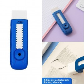 Sliding Retractable Eraser with Logo