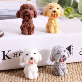 Custom Custom 3D Puppy Dog Pencil Top Rubber Eraser