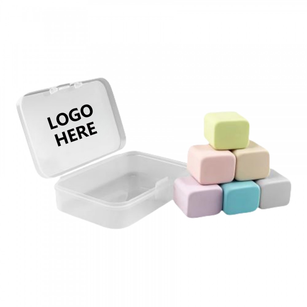 Custom Macaron Colored Eraser 6 Kit Custom Macaron Colored Eraser 6 Kit