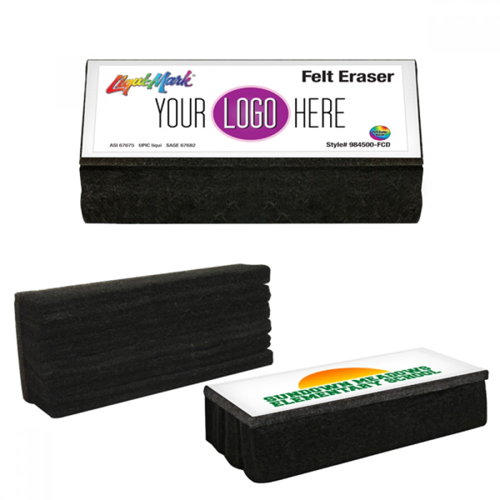 Multi-Purpose Felt Eraser with Logo