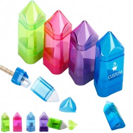 Rubber Pencil Sharpener Set with Logo