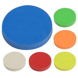 Logo Branded Round Eraser 1/8" Thickness