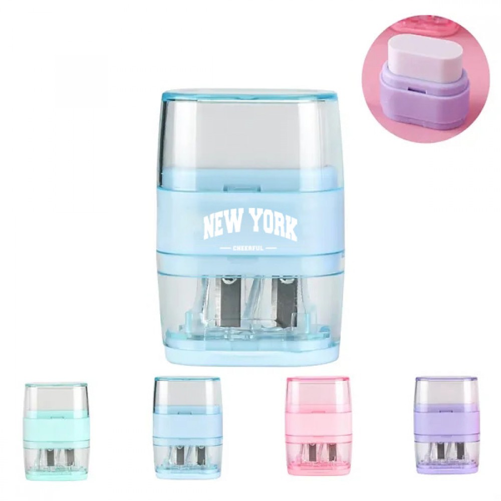 Customized Manual Pencil Sharpener with Eraser