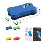 Kids Whiteboard Eraser Felt Bone Colorful Dustless Non Toxic with Logo