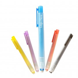 Logo Branded Retractable Click Eraser