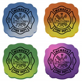 Logo Branded Mood Maltese Cross Die Cut Erasers