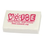 Rectangular Eraser with Logo