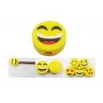 Mini Smiley Face Erasers with Logo