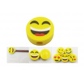 Logo Branded Mini Smiley Face Erasers