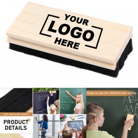 Custom Wooden Chalkboard & Whiteboard Eraser Cleaner
