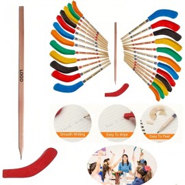 Hockey Stick Pencil with Eraser with Logo
