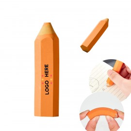 Pencil Shaped Eraser with Logo