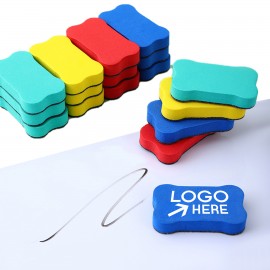 Bone Shaped Magnetic Whiteboard Dry Erasers For School with Logo  Bone Shaped Magnetic Whiteboard Dry Erasers For School with Logo