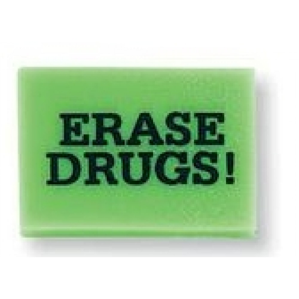 Economy Rectangle Eraser with Logo