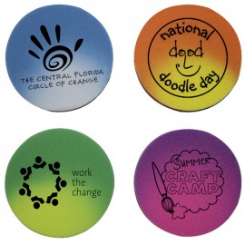 Logo Branded Mood Circle Die Cut Erasers