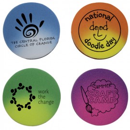 Mood Circle Die Cut Erasers with Logo