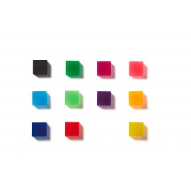 Logo Branded Square Translucent Erasers
