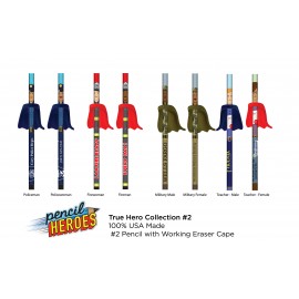 Personalized PENCIL HEROES - Hometown - Unassembled Bulk Pack
