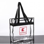 Clear Stadium Tote with Logo