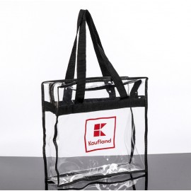 Clear Stadium Tote with Logo