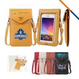 Logo Branded Pelle Universal Purse