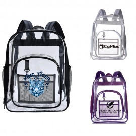 Heavy Duty PVC Transparent Backpack with Logo