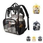Pvc Clear Diaper Bag Mommy Bag with Logo