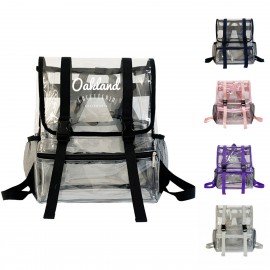 Transparent PVC Backpack with Logo