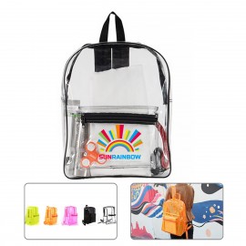 Promotional PVC Clear Waterproof Backpack