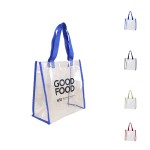 Clear Vinyl Tote Bag with Logo