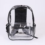 Personalized Heavy Duty PVC Clear Backpack