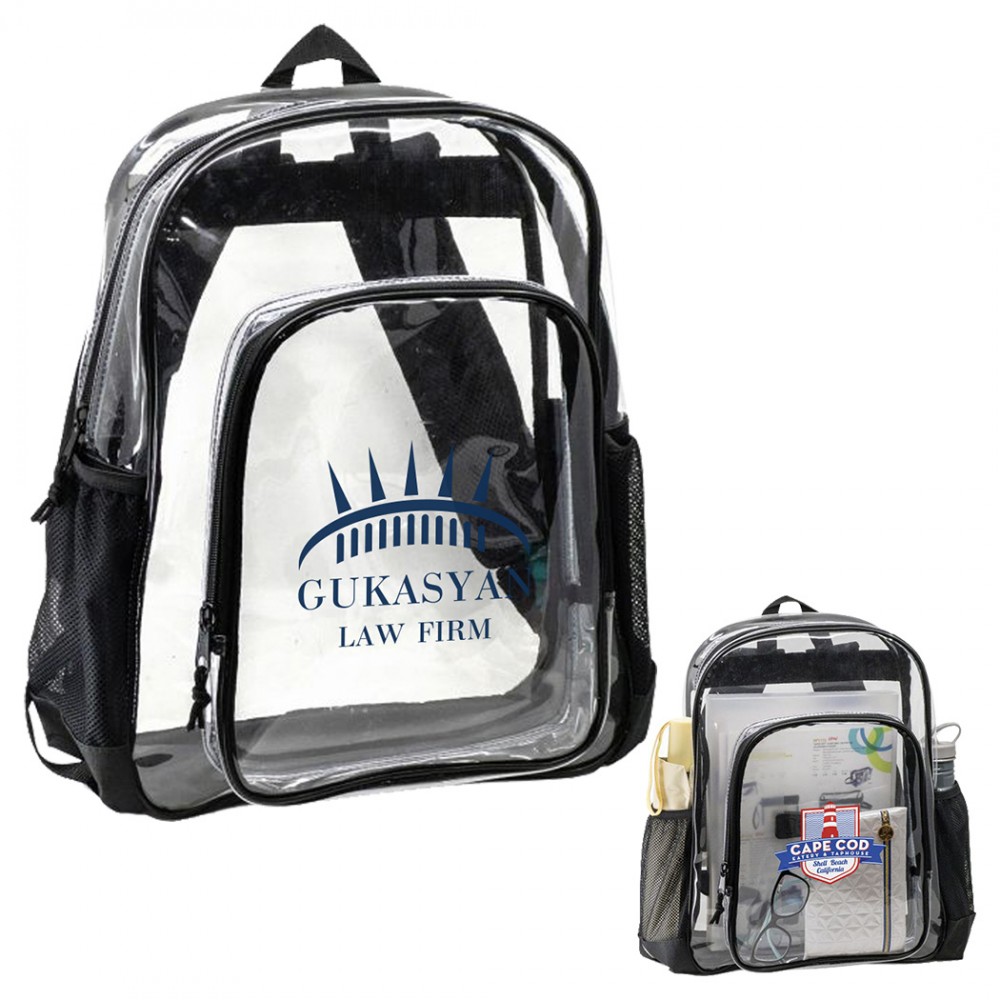 Personalized Shine Clear Backpack