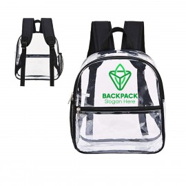 Logo Branded Travel Clear Bag Pvc Clear Backpack
