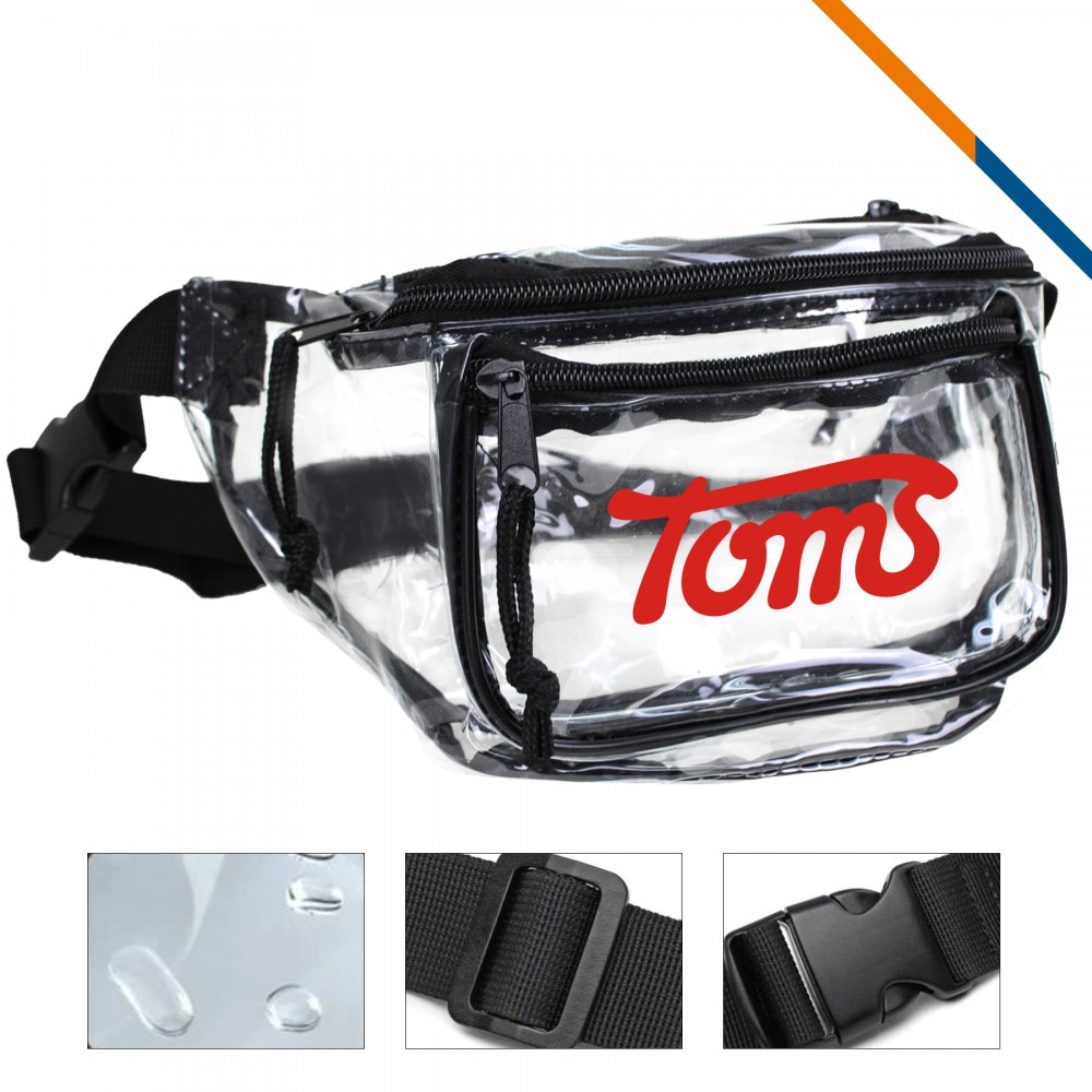 Kaster Clear Fanny Pack with Logo