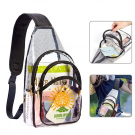 Logo Branded Clear Small Sling Bag
