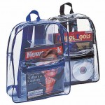 Clear PVC Security Backpack with Logo