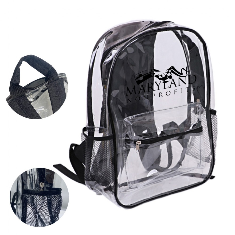 Promotional Improved Transparent Zipper Backpack