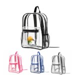 Personalized Clear Zipper Backpack