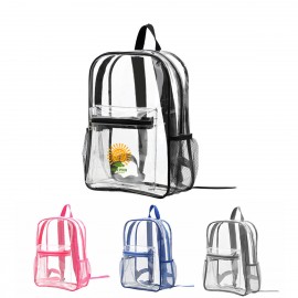 Personalized Clear Zipper Backpack