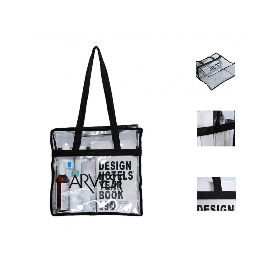 Custom Tote Bag With Zipper with Logo
