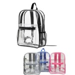 Clear Backpack with Logo