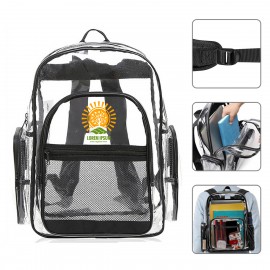 Logo Branded Transparent Pvc Backpack