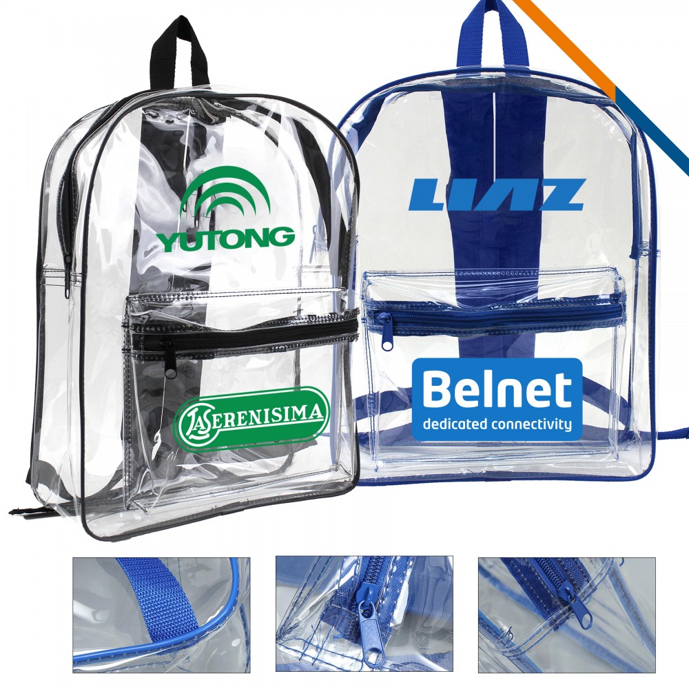 Opin Clear Backpack with Logo
