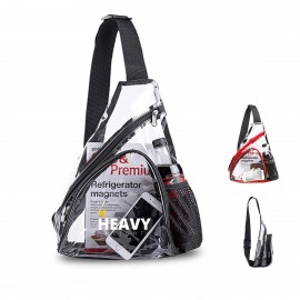 Personalized Clear Pvc Sling Bag