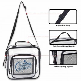 PVC Transparent Shoulder Backpack with Logo