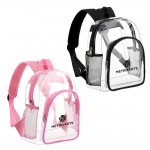 Heavy Duty PVC Transparent Backpack with Logo