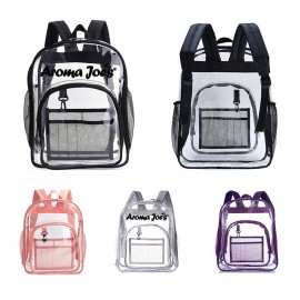 Large Clear Backpack with Logo