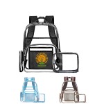 Customized 2 In 1 Clear Backpack Set